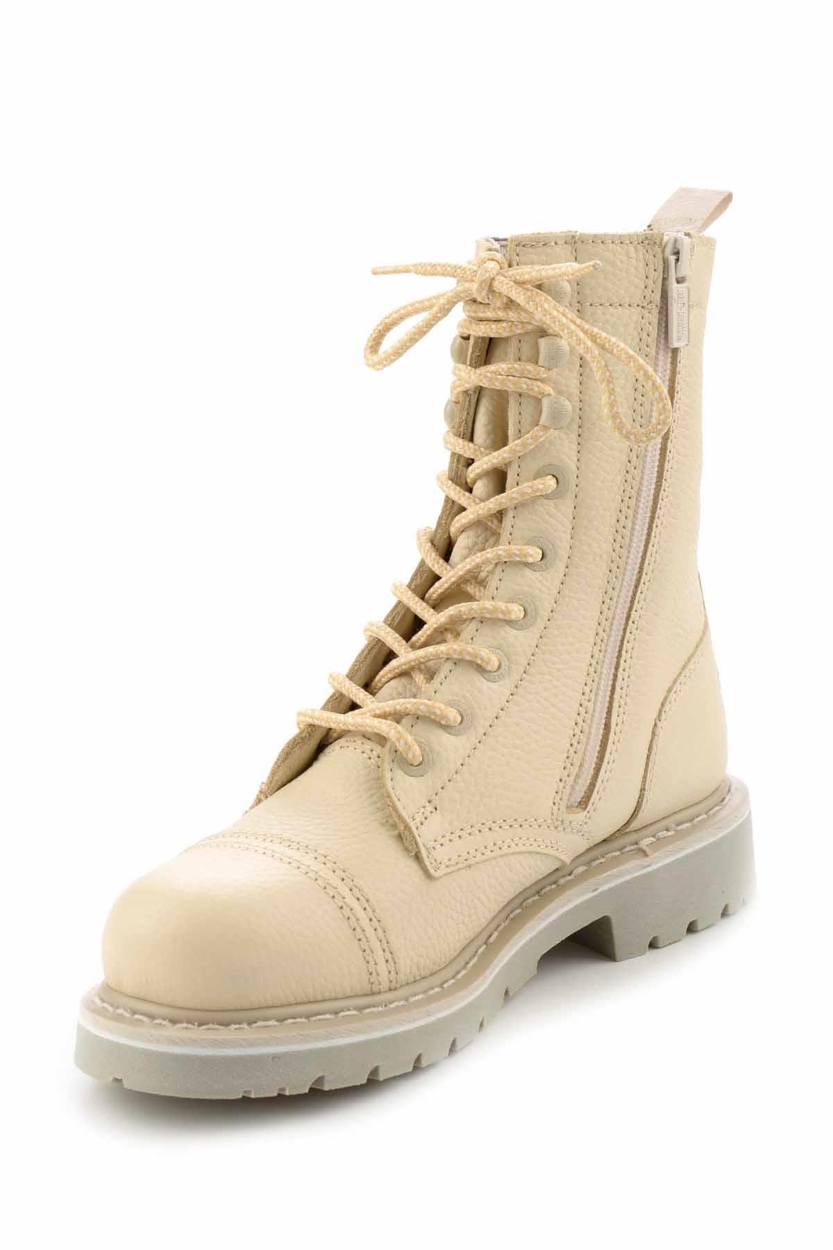 Beige Hakiki Deri Kadın Bot & Bootie HD0777032803