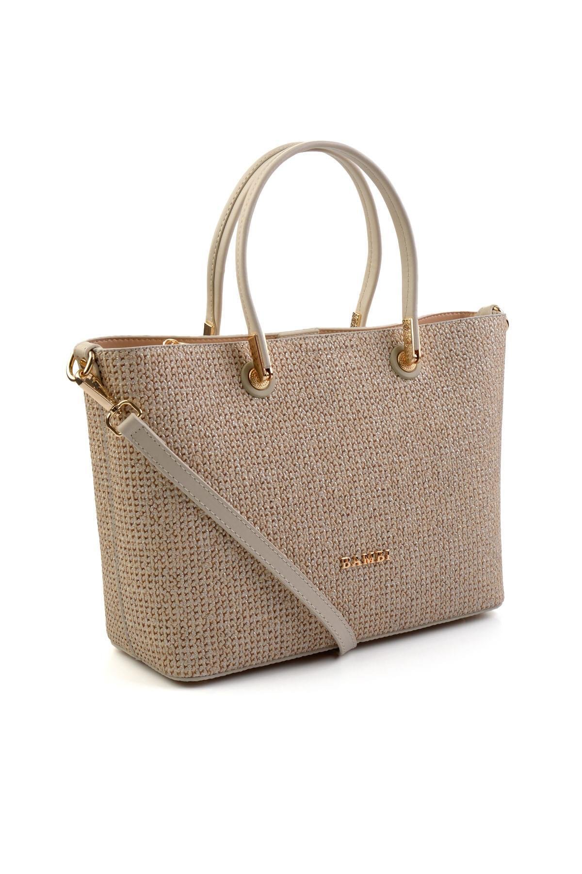 Bej Bej  Kadın Omuz Çantası C06004221058