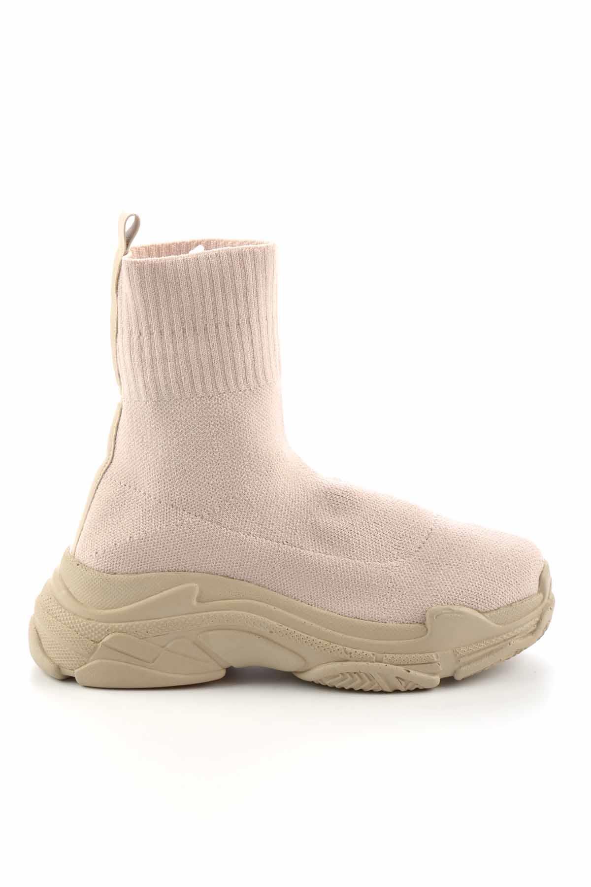 Bej File  Kadın Sneaker K01591200082