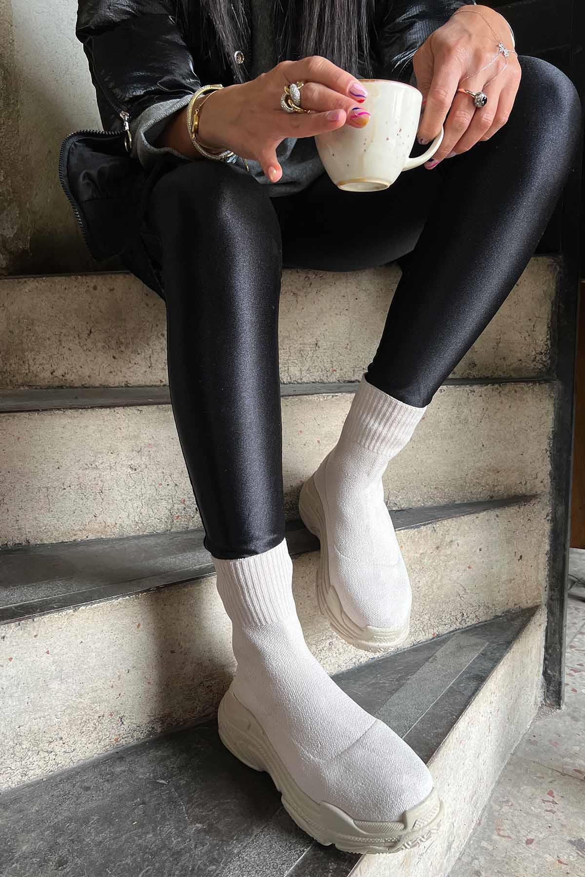 Bej File  Kadın Sneaker K01591200082