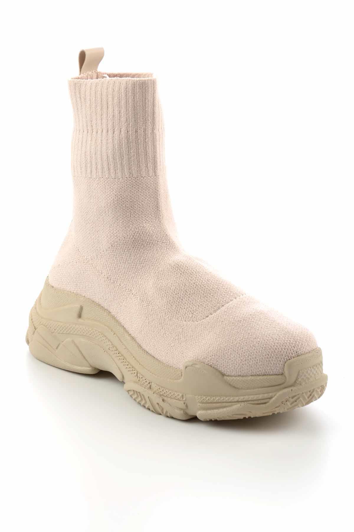 Bej File  Kadın Sneaker K01591200082