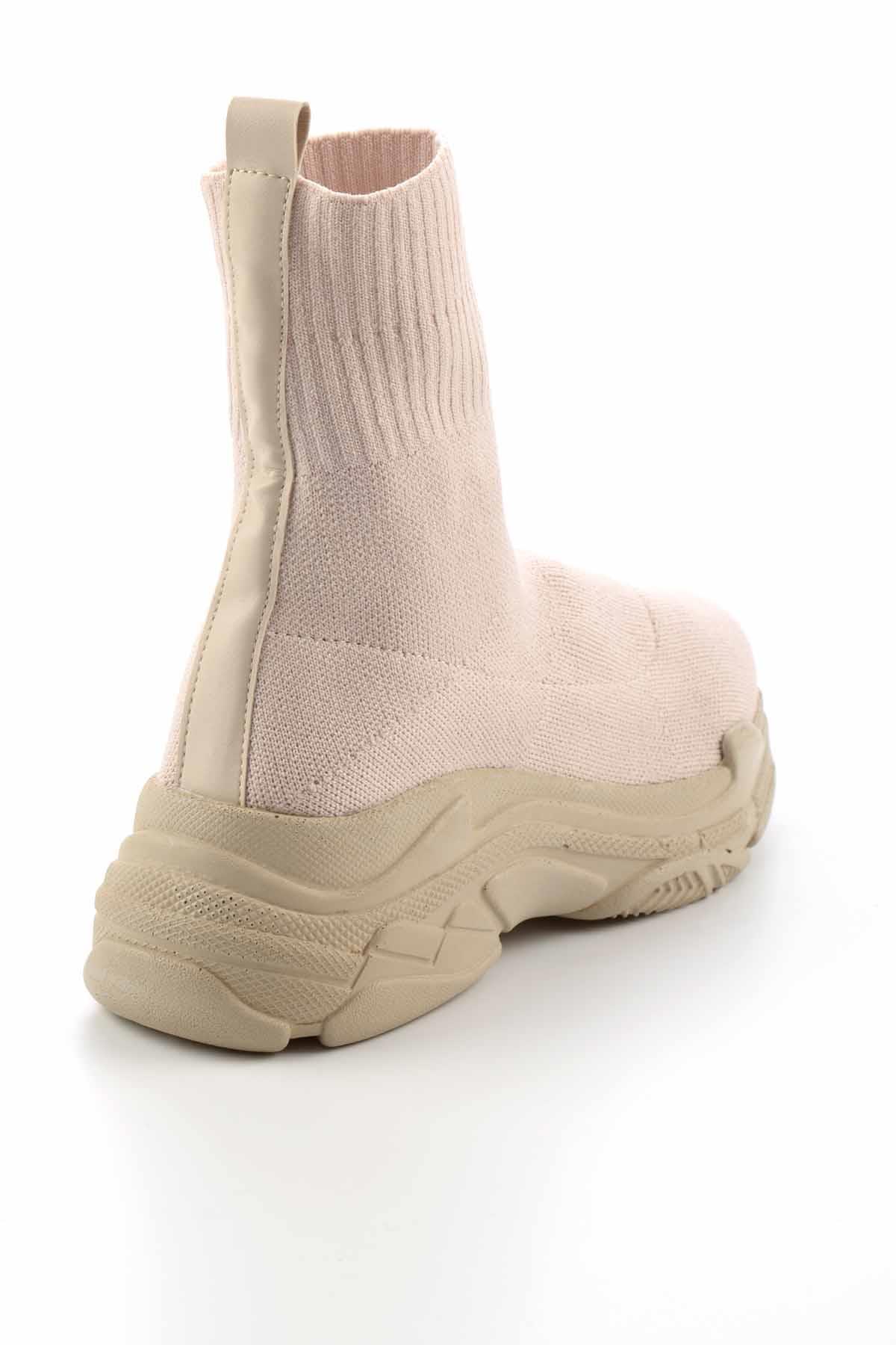 Bej File  Kadın Sneaker K01591200082