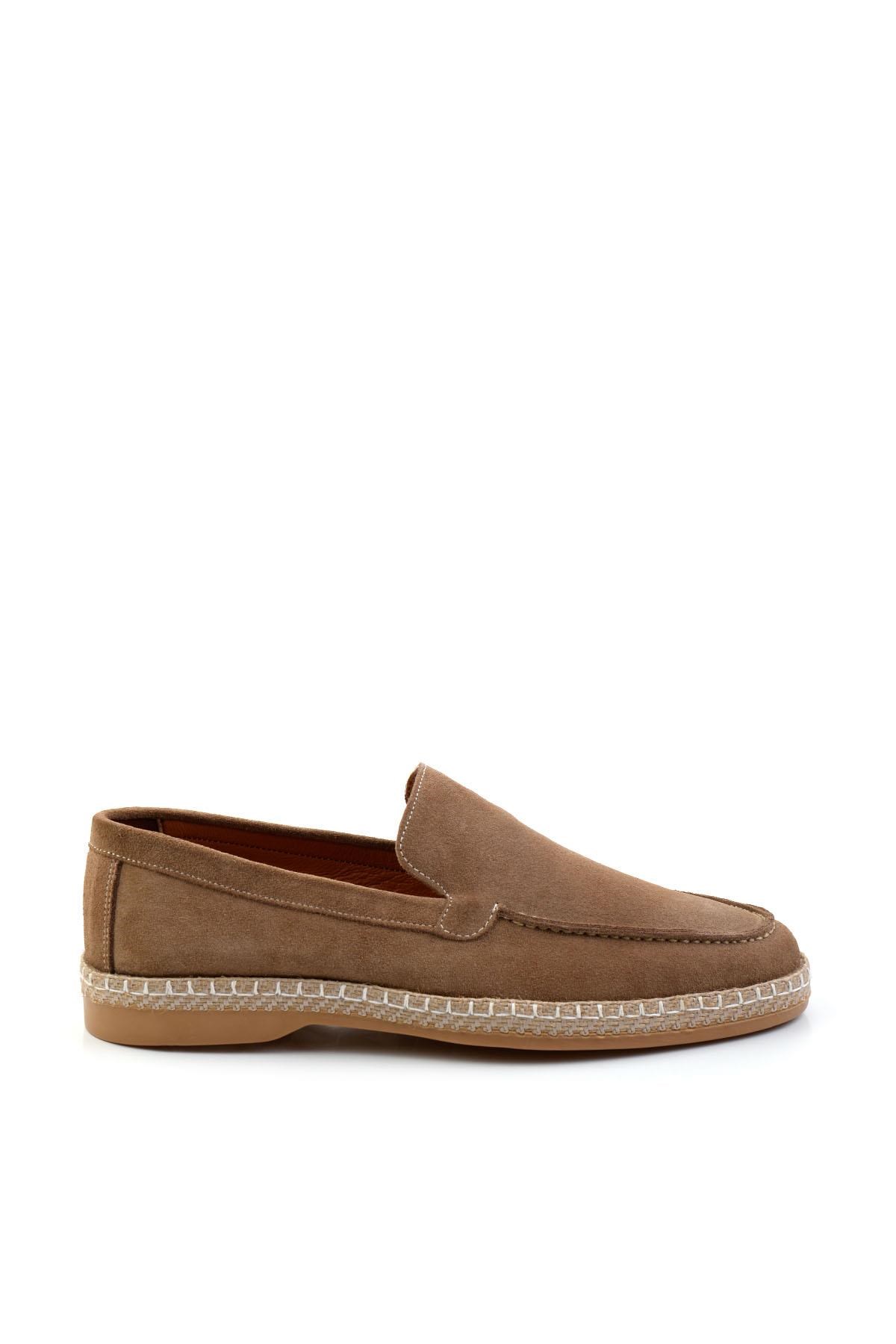 Bej Hakiki Deri Erkek Espadril E01079709502