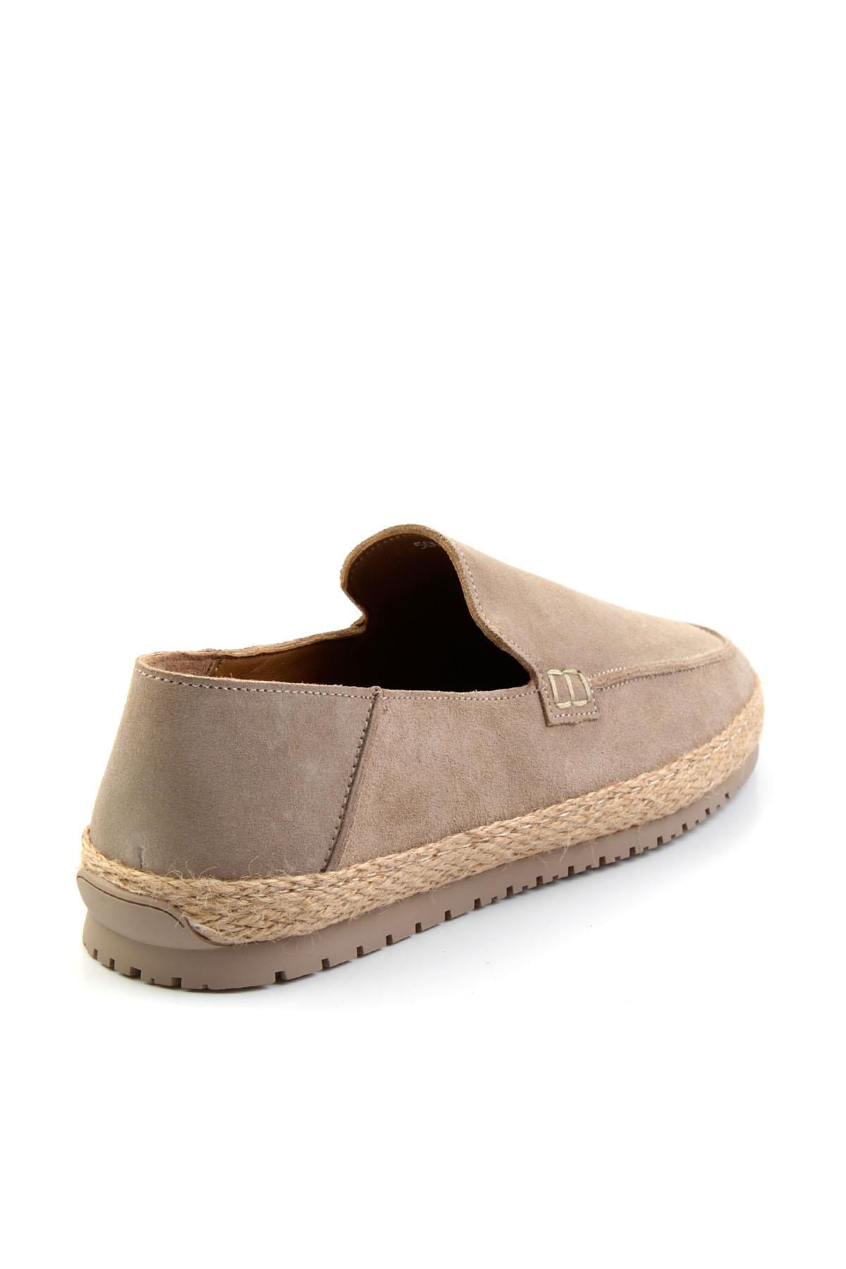 Bej Hakiki Deri Erkek Espadril E01589500002