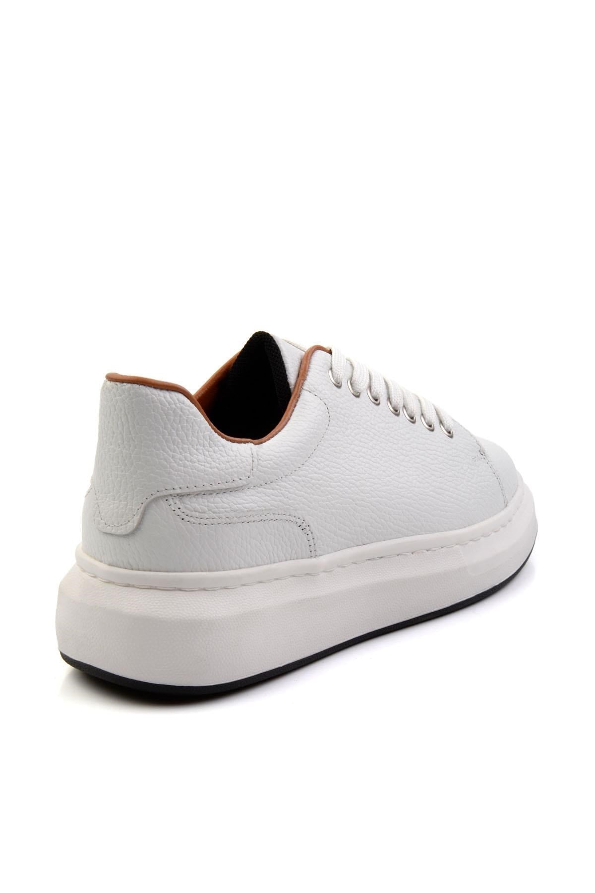 Bej Hakiki Deri Erkek Sneaker E01401098040