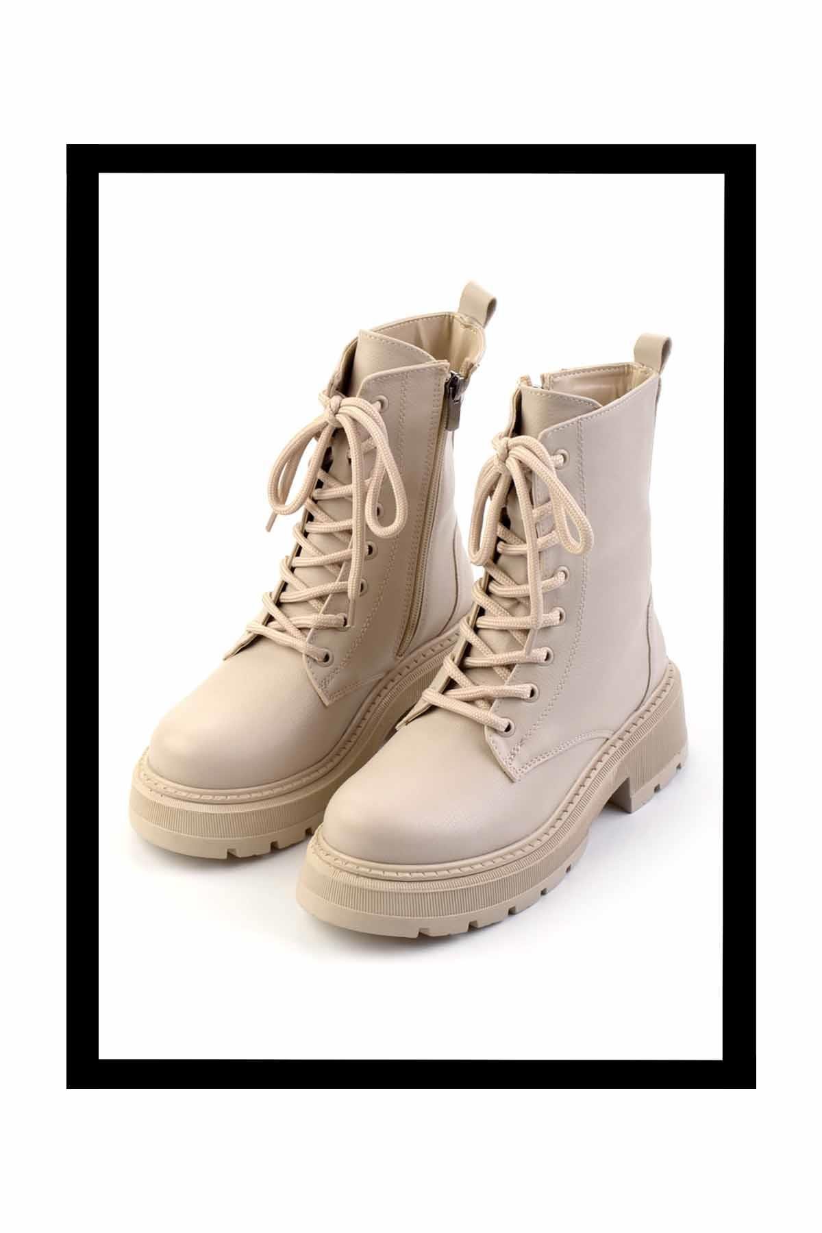 Bej  Kadın Bot & Bootie K02179771009