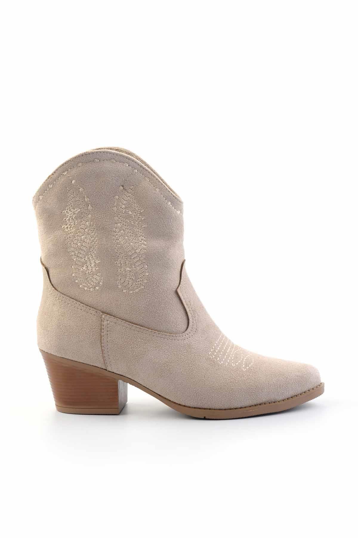 Bej  Kadın Bot & Bootie K02217100902