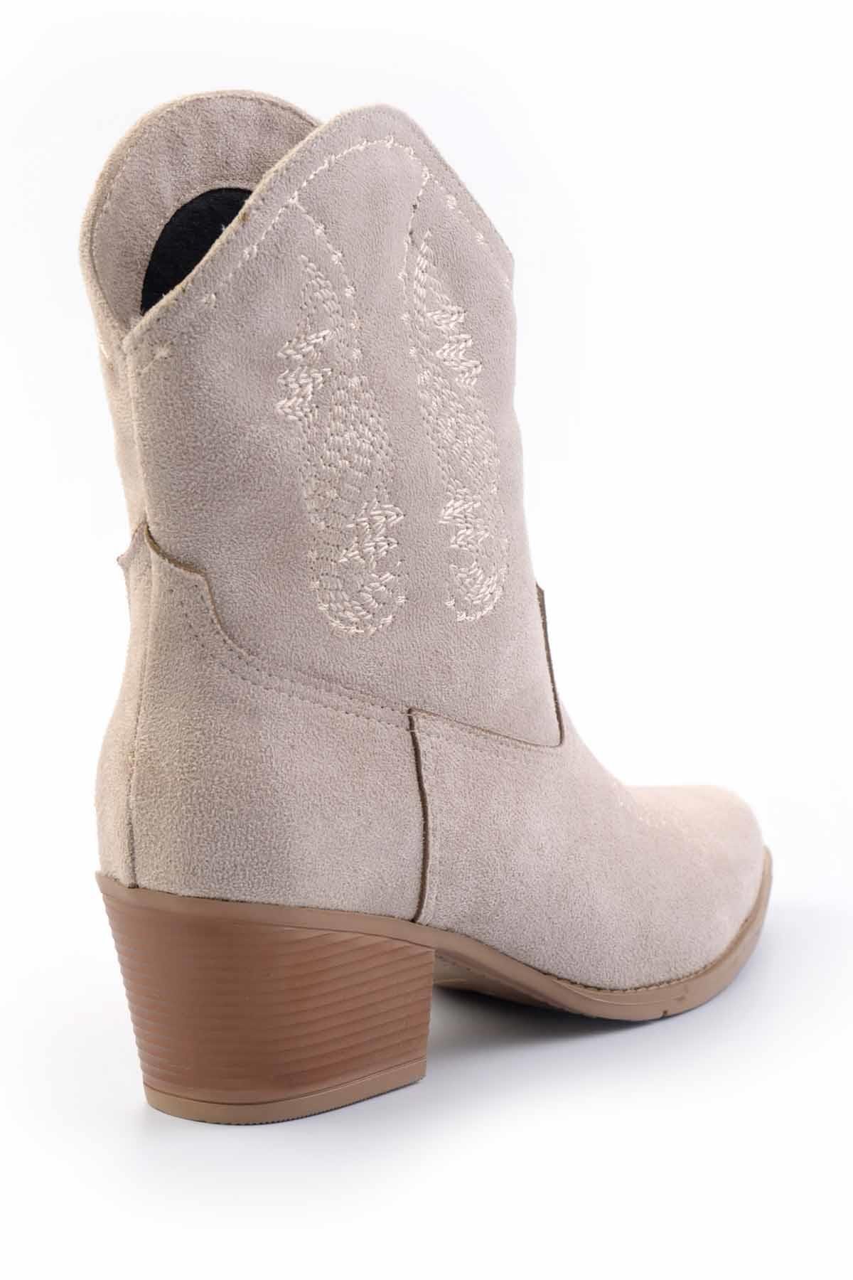 Bej  Kadın Bot & Bootie K02217100902