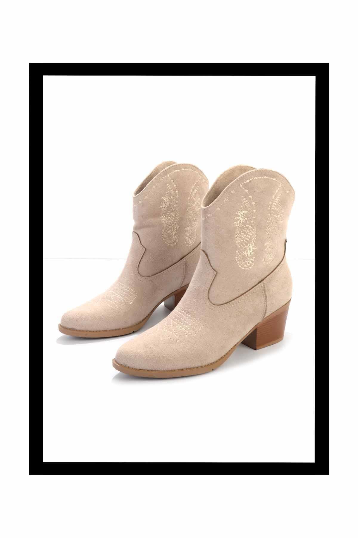 Bej  Kadın Bot & Bootie K02217100902
