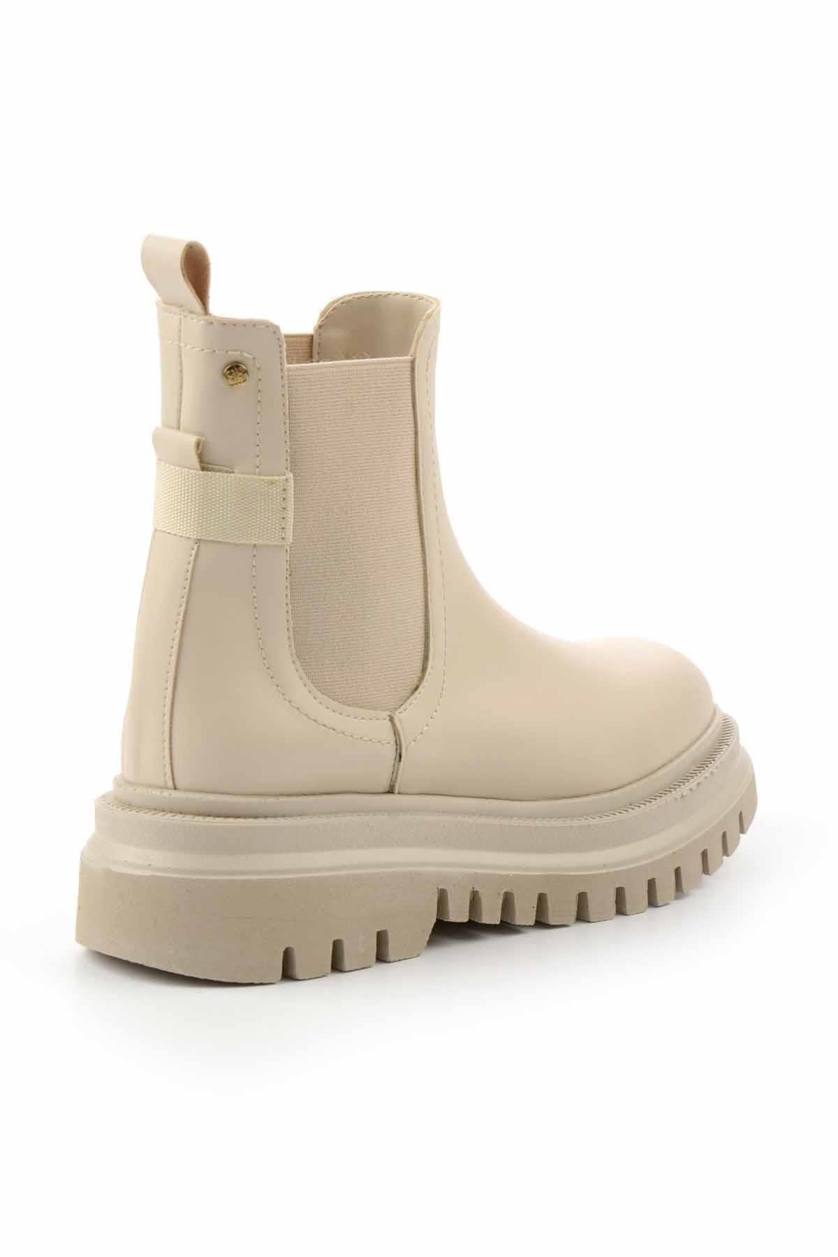 Bej  Kadın Bot & Bootie K02538560409