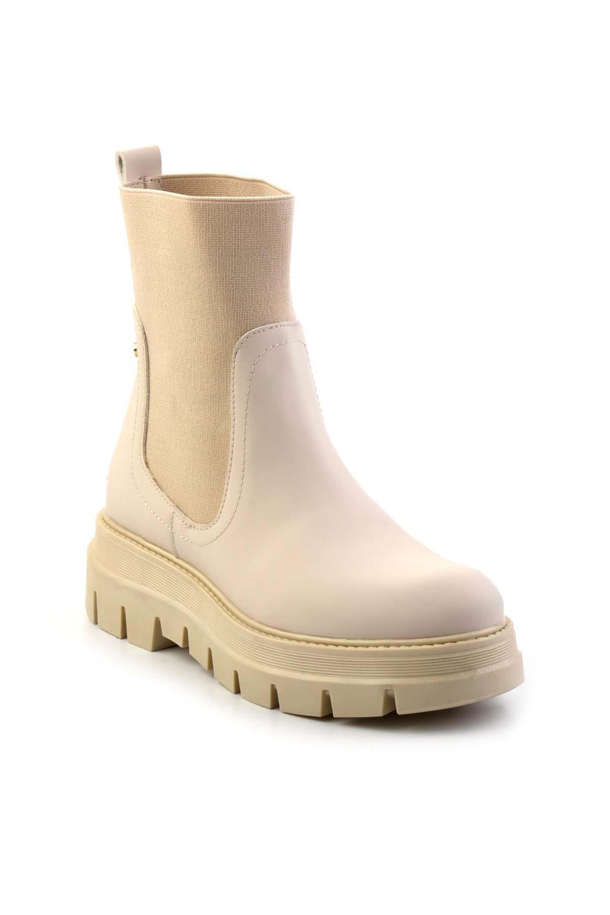 Bej  Kadın Bot & Bootie K02538561309