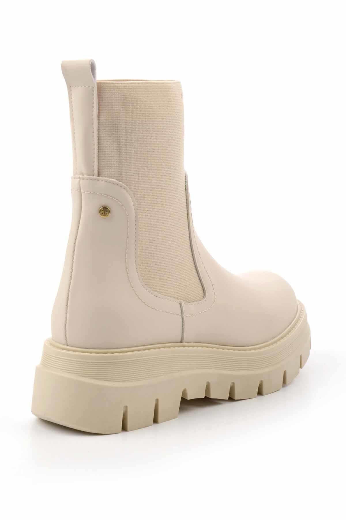 Bej  Kadın Bot & Bootie K02538561309