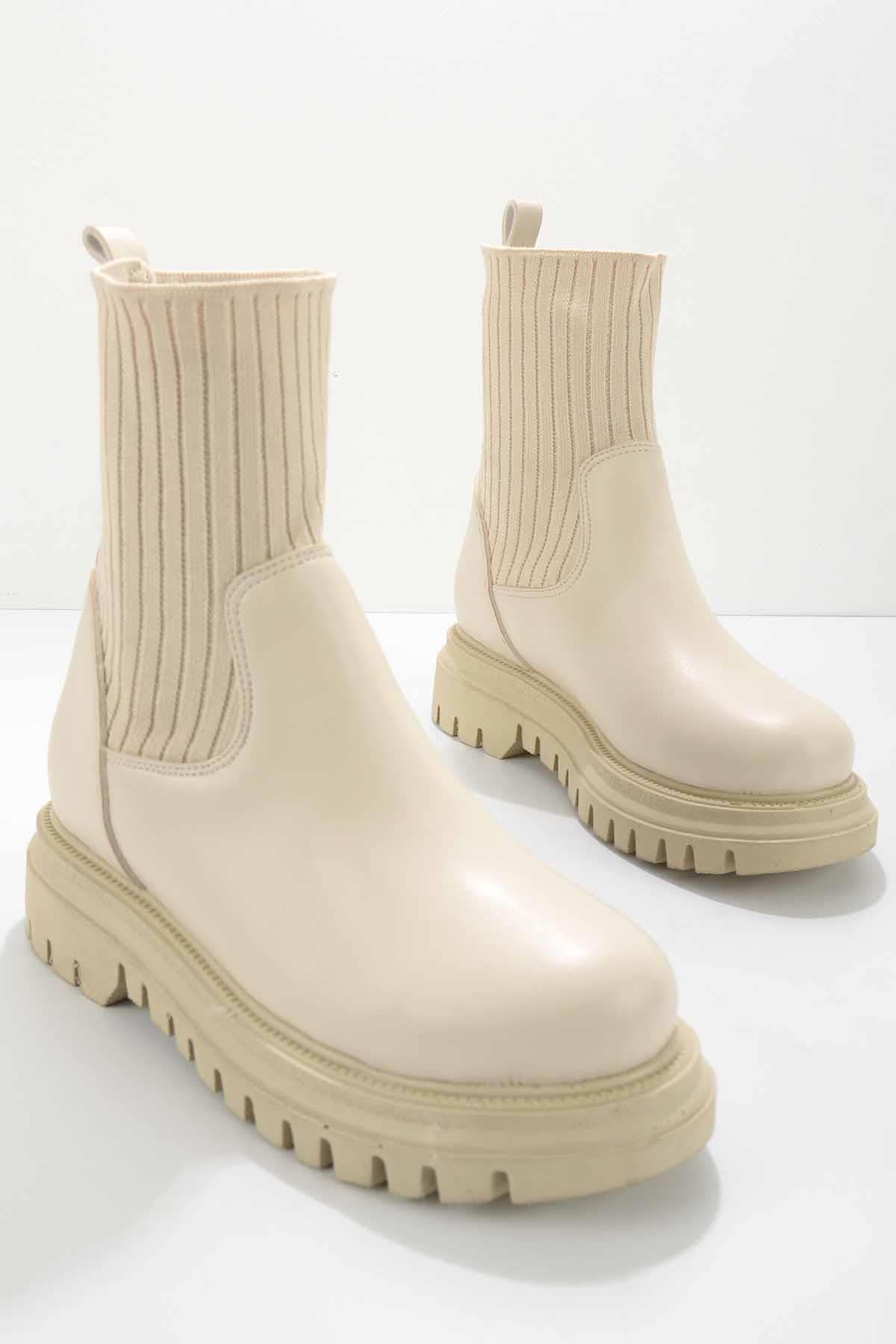 Bej  Kadın Bot & Bootie K02792021409