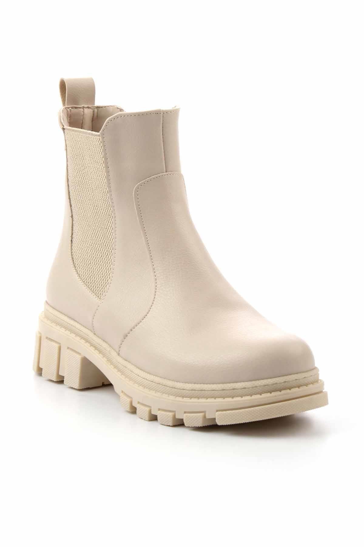 Bej  Kadın Bot & Bootie K02875070309
