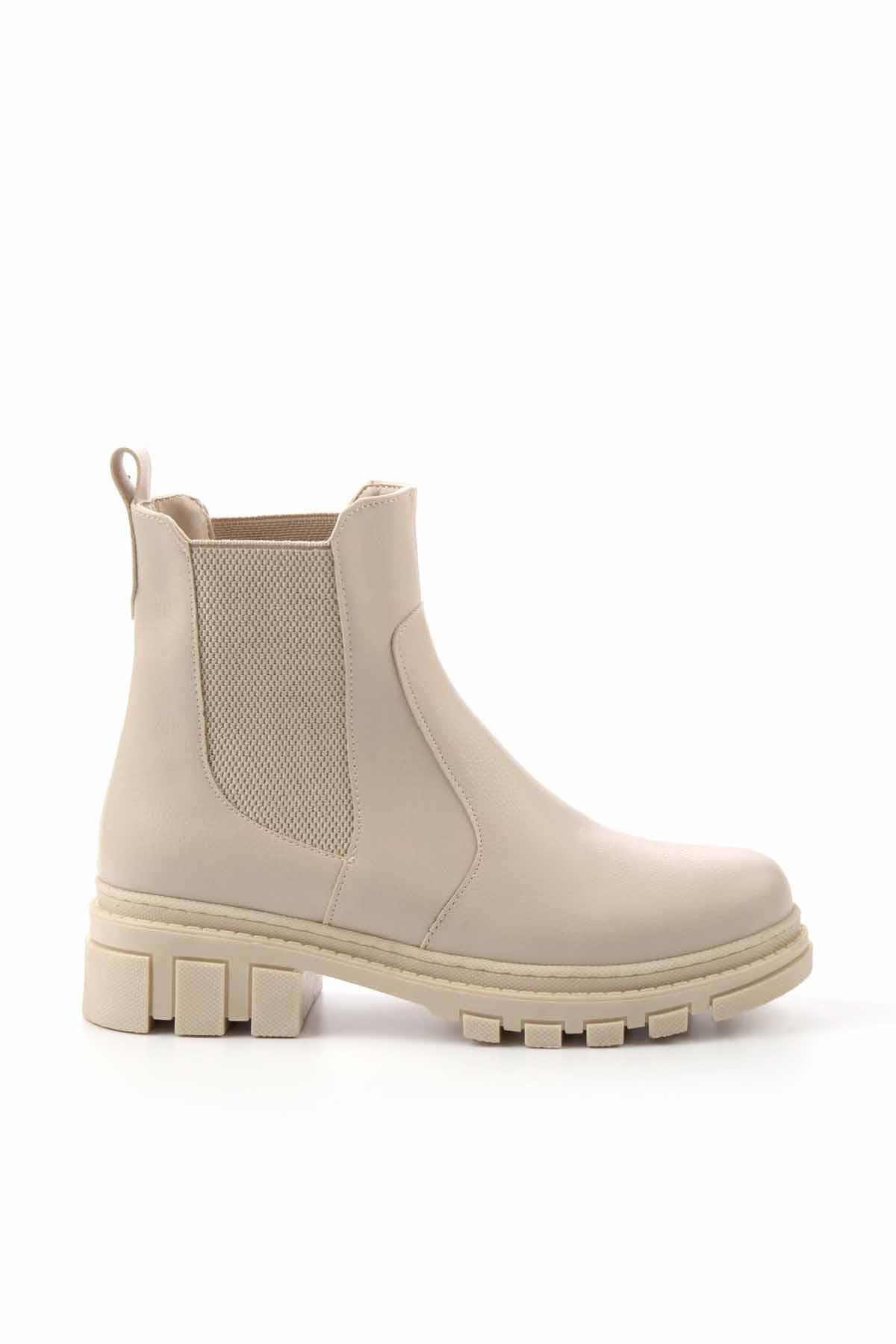 Bej  Kadın Bot & Bootie K02875070309
