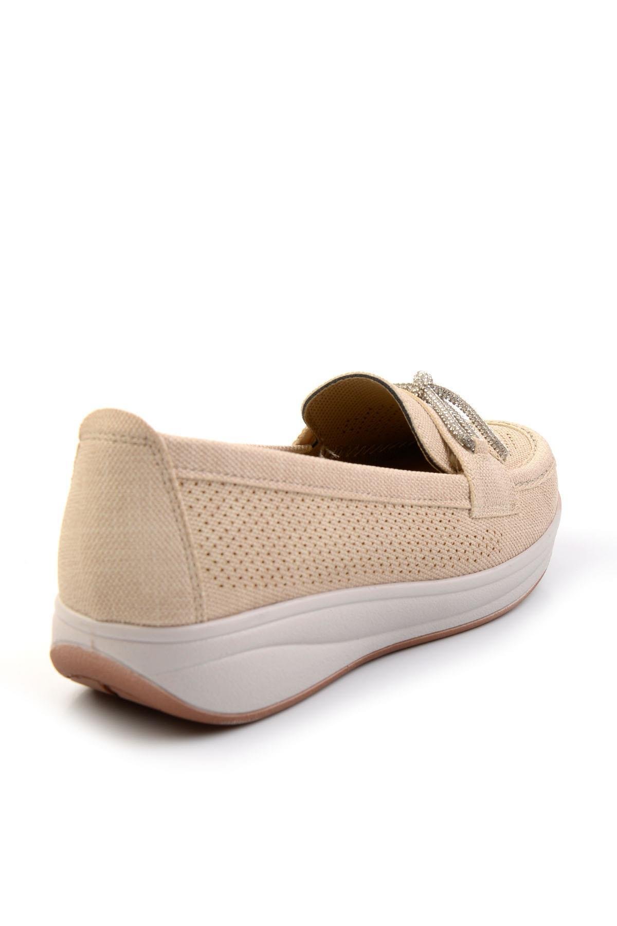 Bej  Kadın Casual Ayakkabı K01536200809