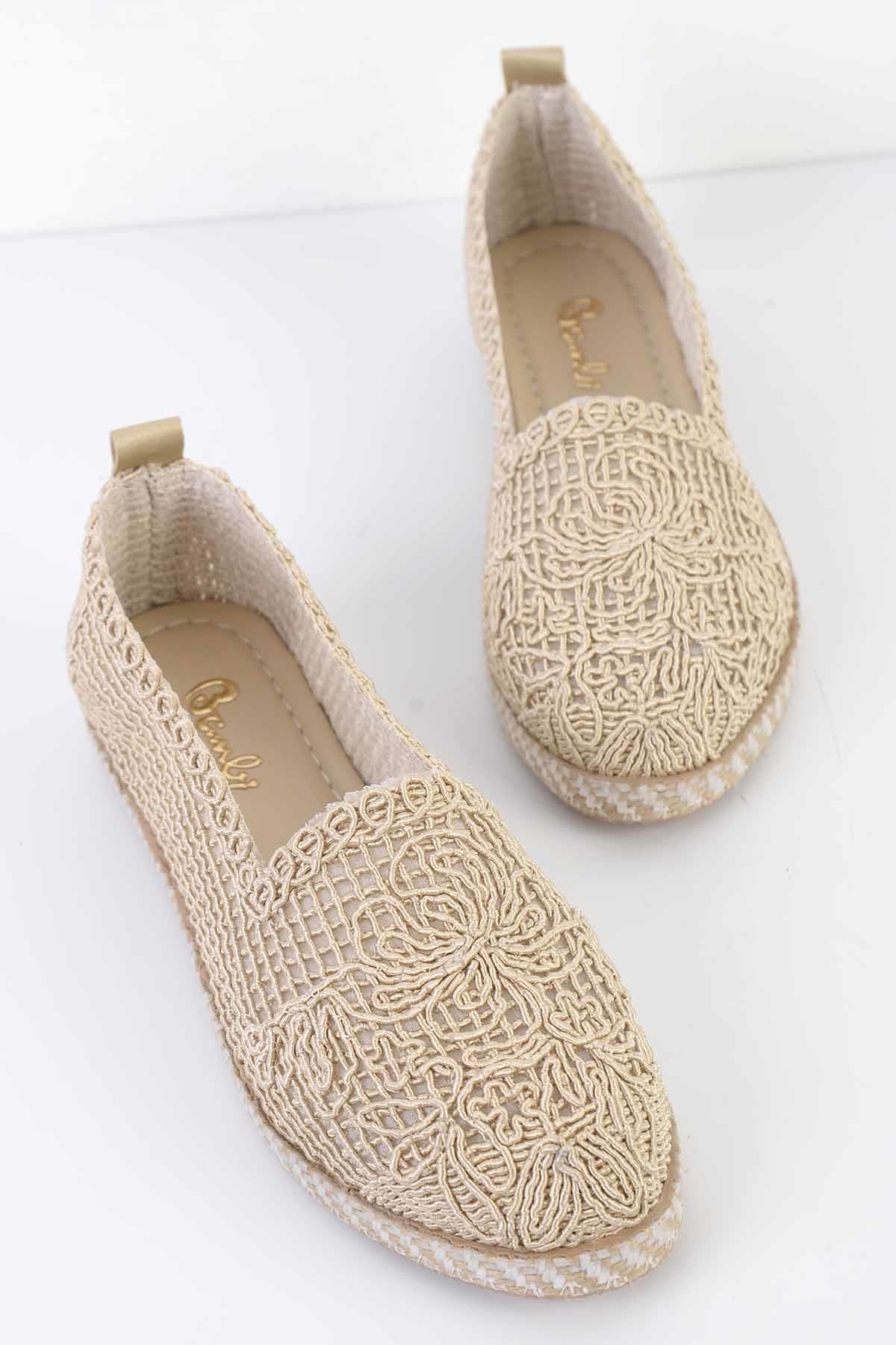 Bej  Kadın Espadril K01823012016