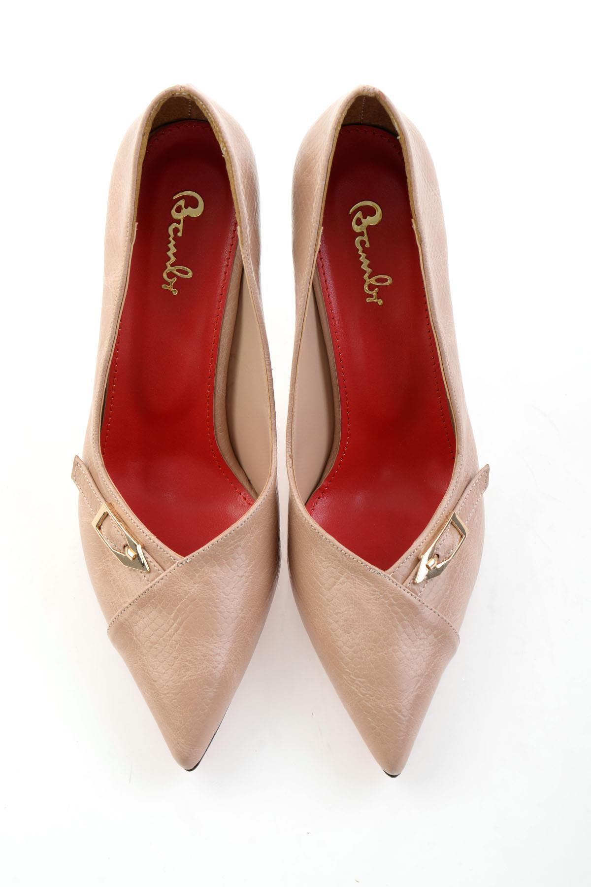 Bej  Kadın Klasik Topuklu Ayakkabı K01231452807