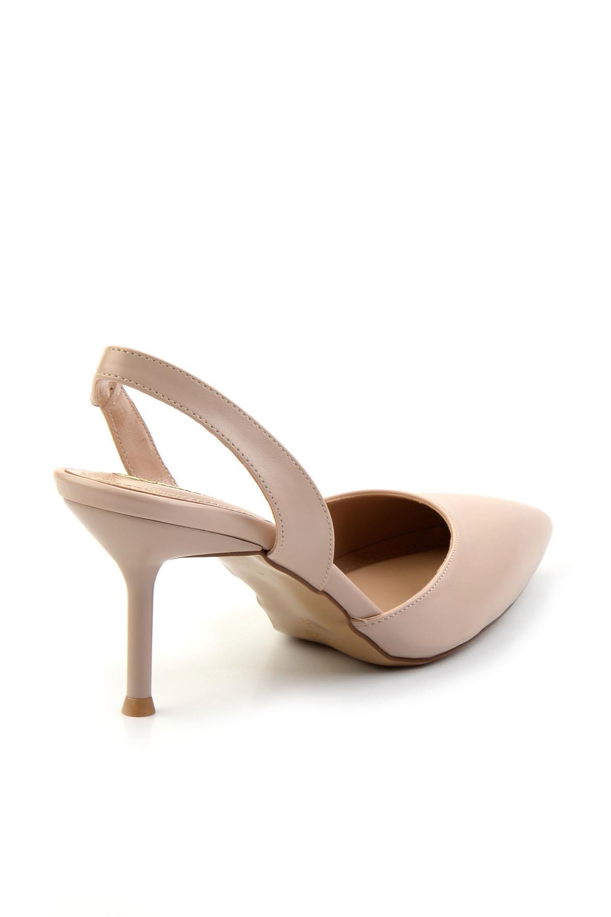 Bej  Kadın Klasik Topuklu Ayakkabı K01209041009