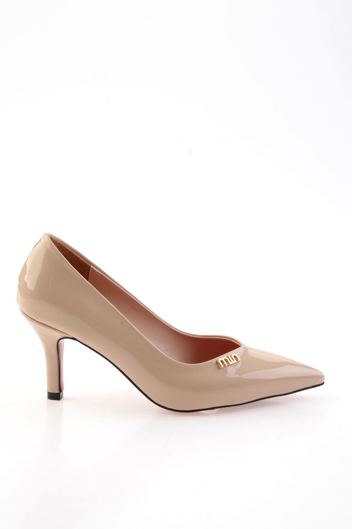 Bej  Kadın Klasik Topuklu Ayakkabı K01231461298