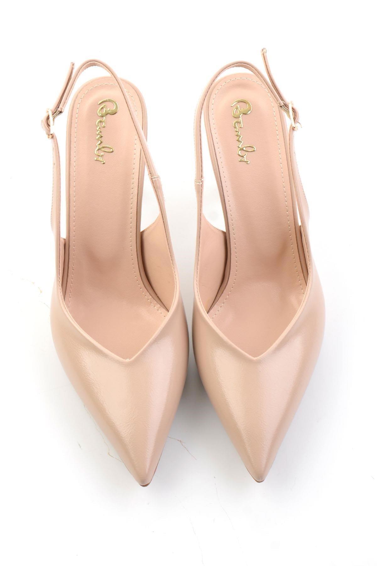 Bej  Kadın Klasik Topuklu Ayakkabı K01231502342