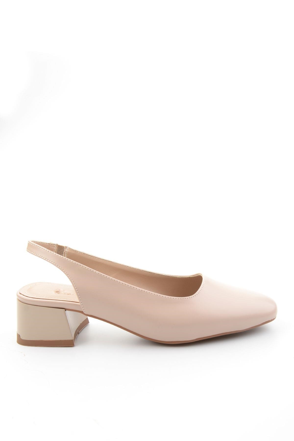 Bej  Kadın Klasik Topuklu Ayakkabı K01213105709