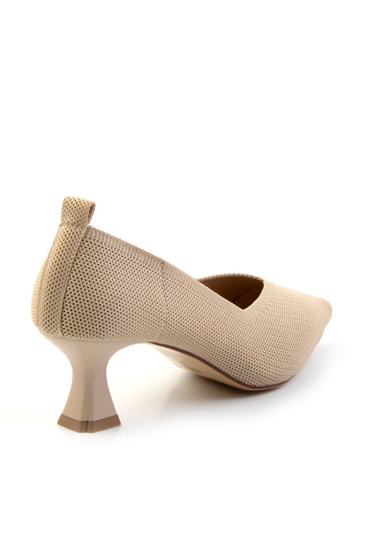 Bej  Kadın Klasik Topuklu Ayakkabı K01213211782