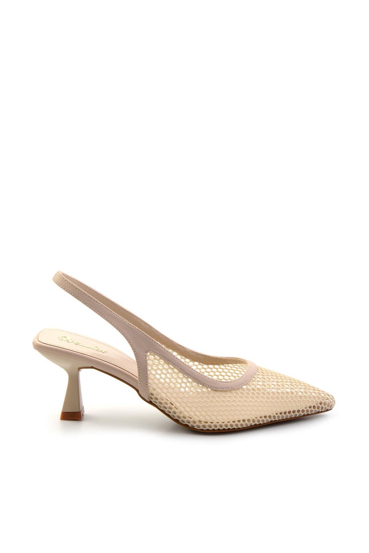 Bej  Kadın Klasik Topuklu Ayakkabı K01231481522