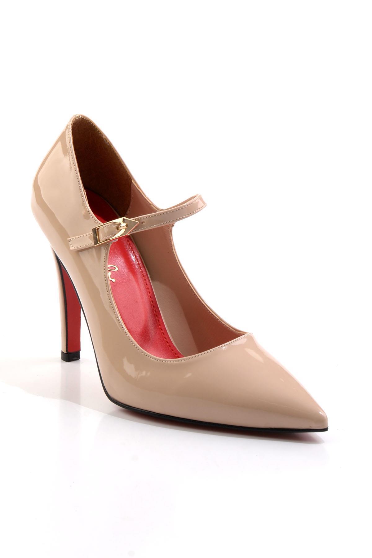 Bej  Kadın Klasik Topuklu Ayakkabı K01231452998