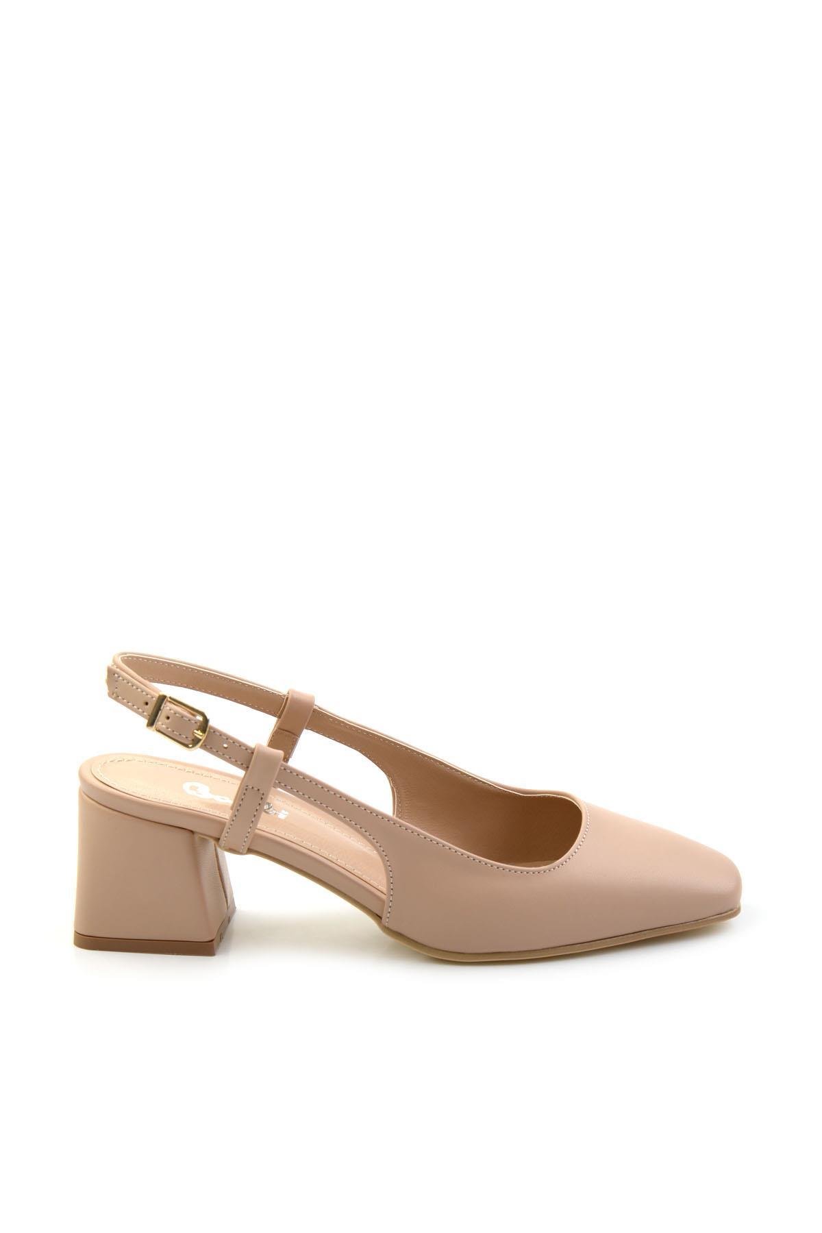 Bej  Kadın Klasik Topuklu Ayakkabı K01992152809