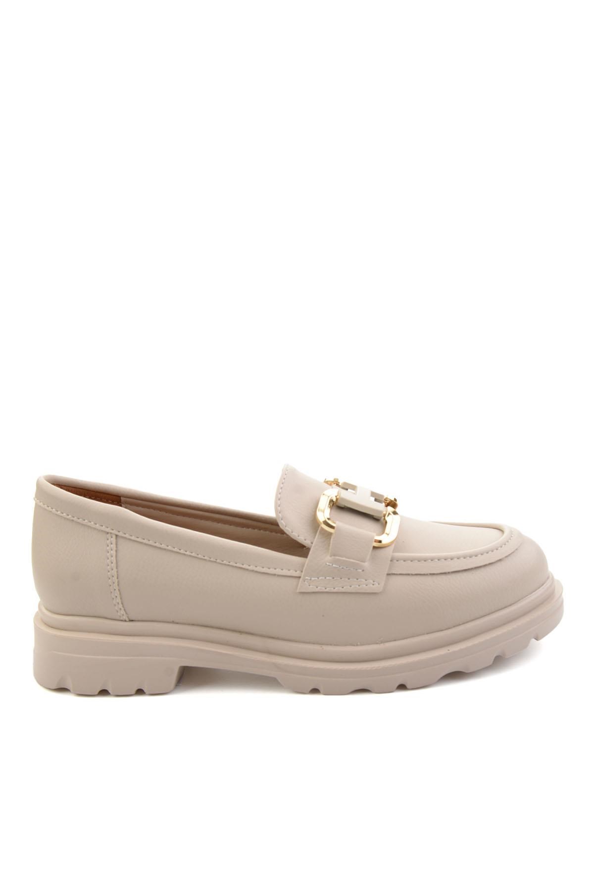 Bej  Kadın Loafer Ayakkabı K01179002009