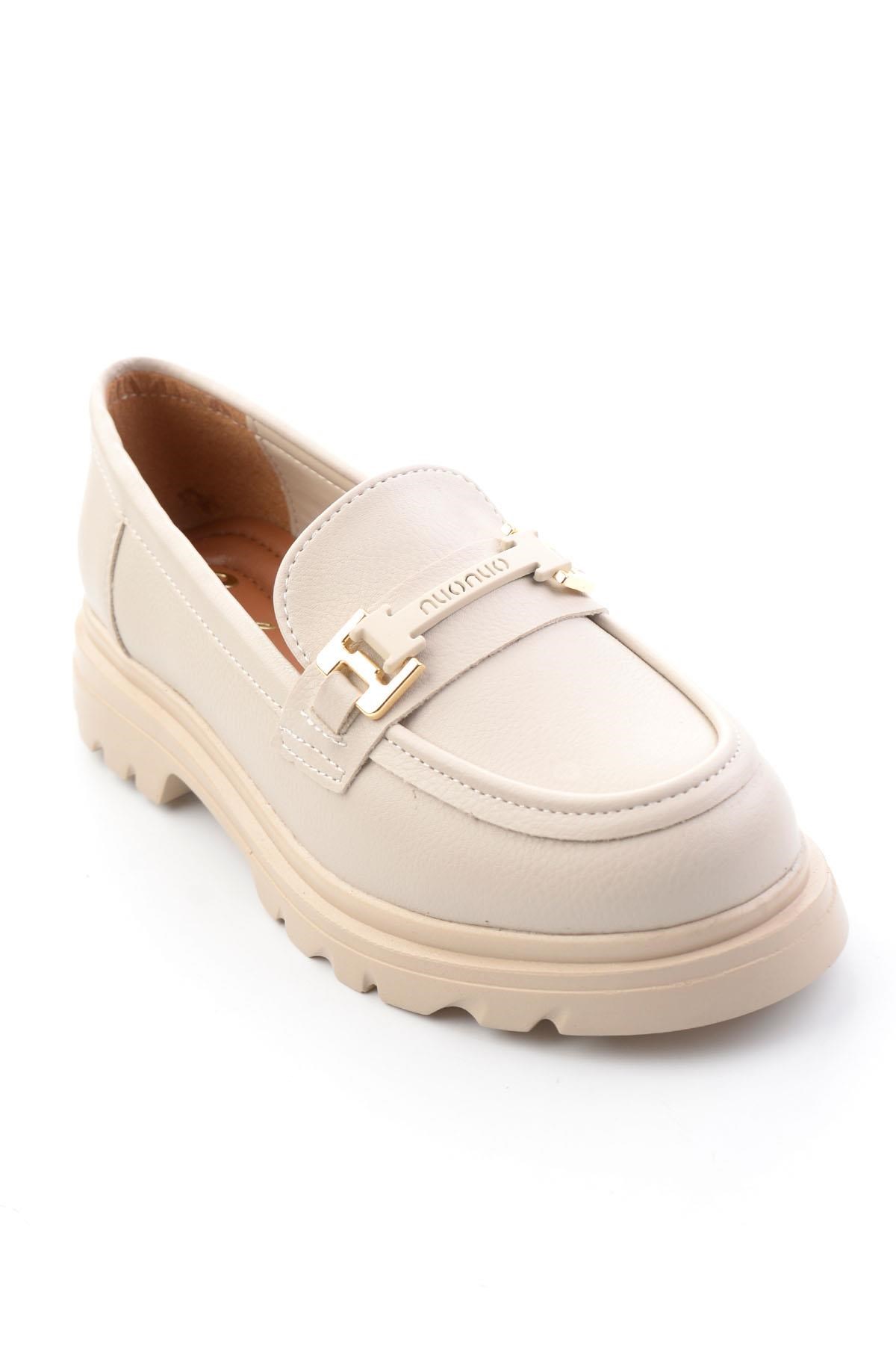 Bej  Kadın Loafer Ayakkabı K01179828109