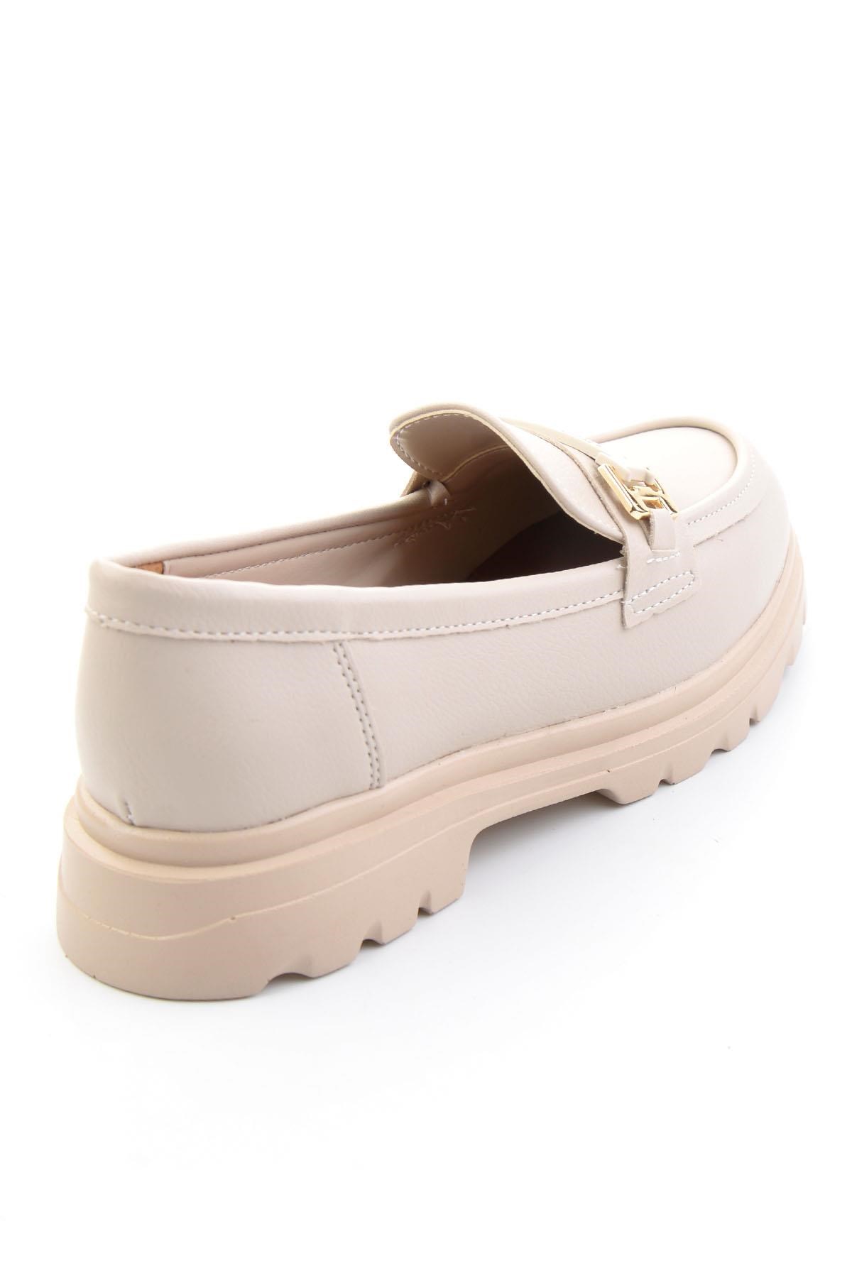 Bej  Kadın Loafer Ayakkabı K01179828109