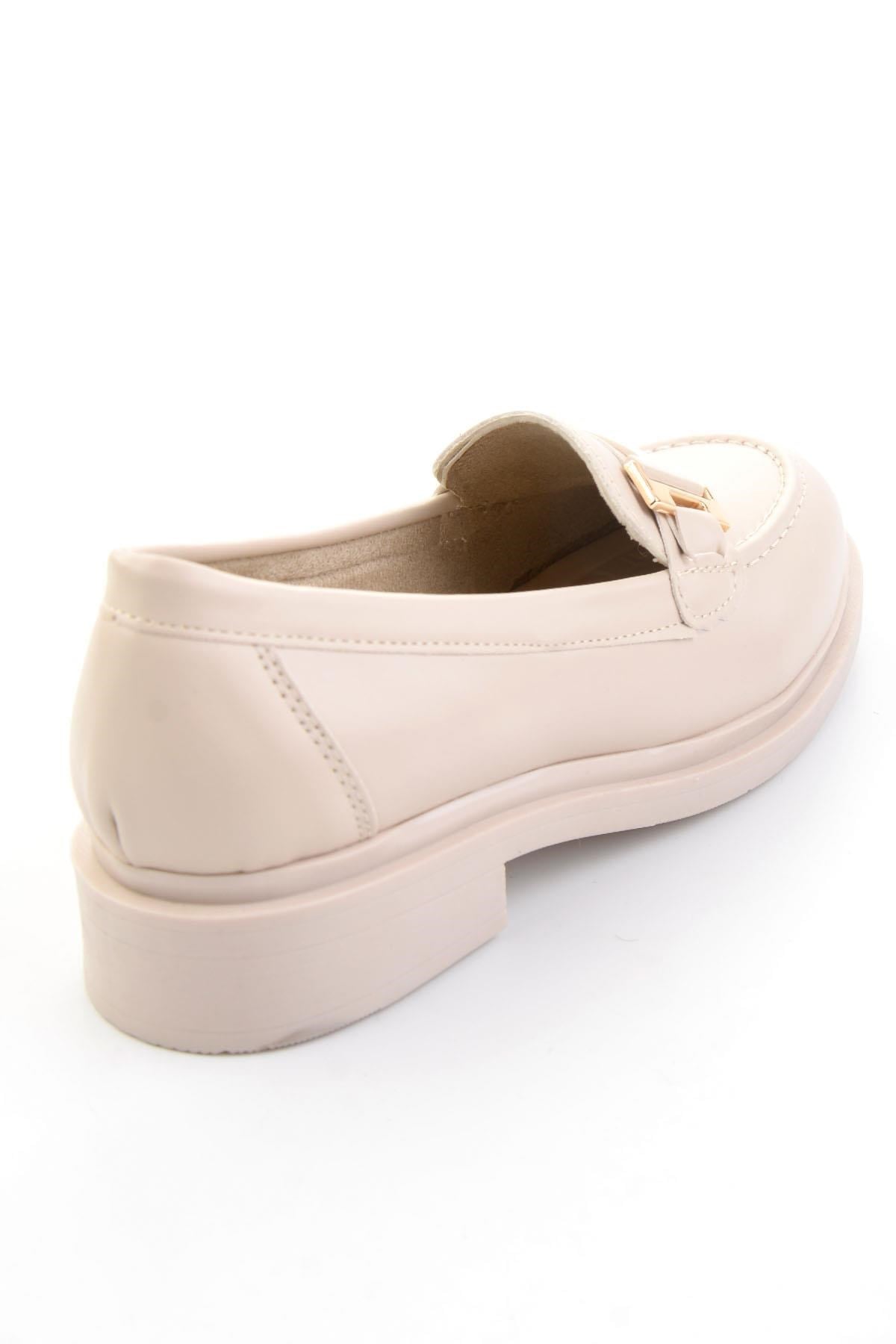 Bej  Kadın Loafer Ayakkabı K01257050309