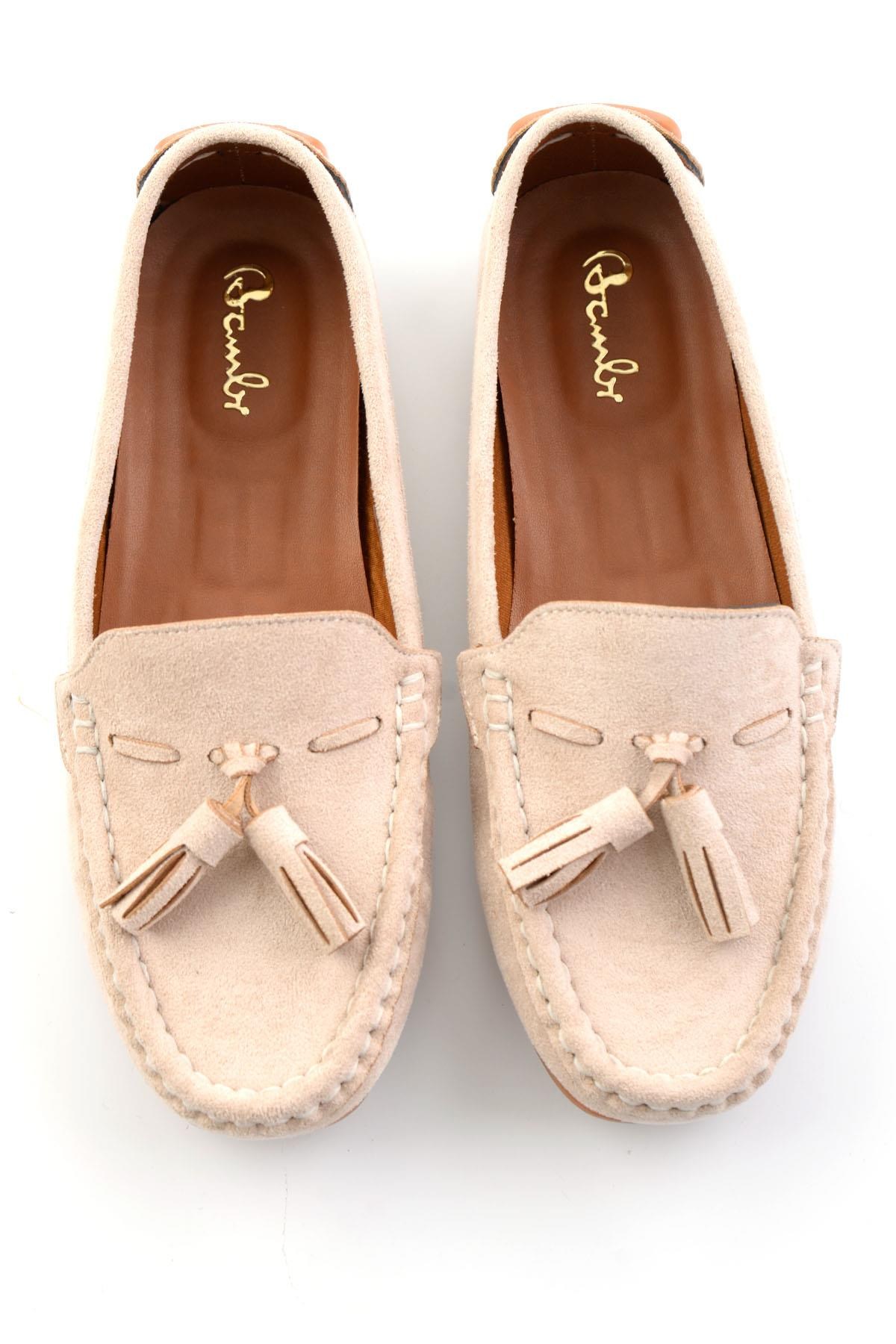 Bej  Kadın Loafer Ayakkabı K01309000672