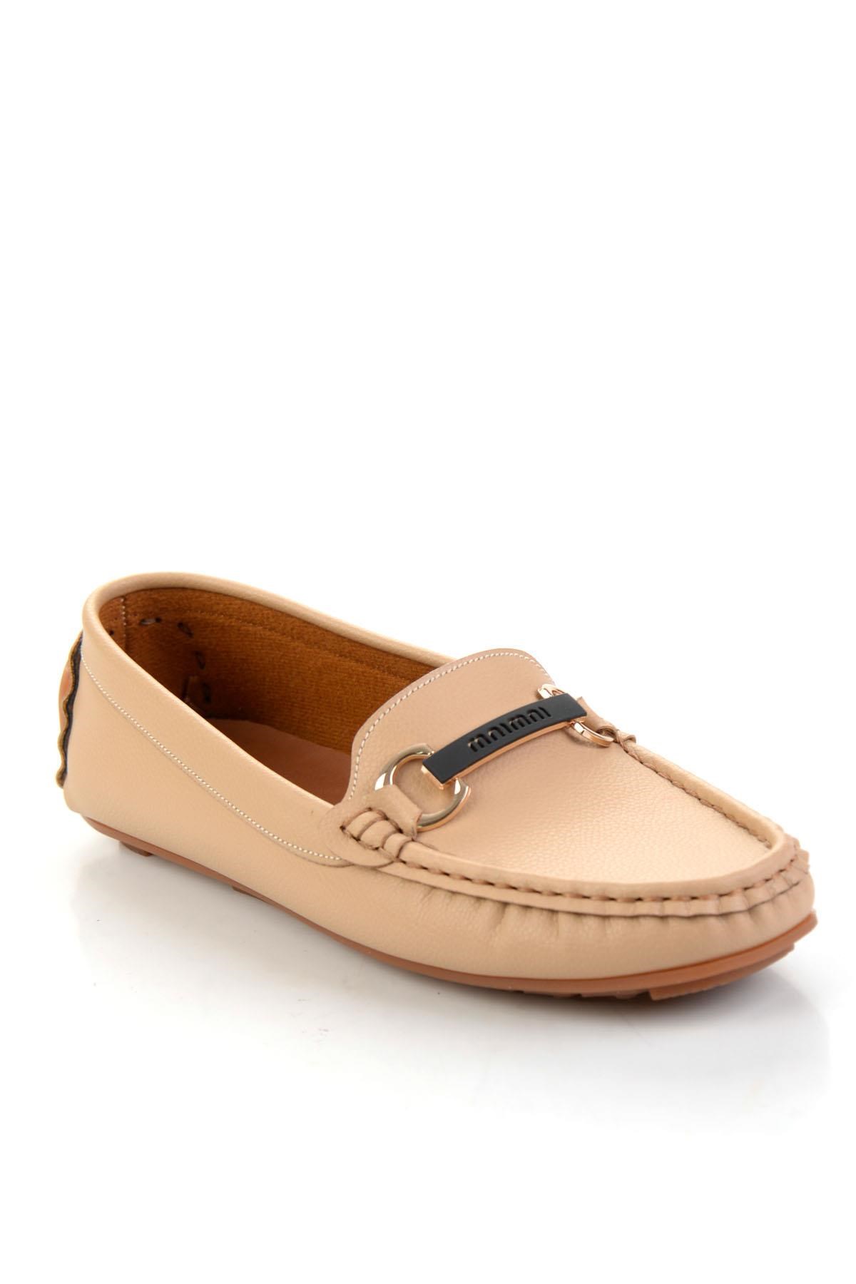Bej  Kadın Loafer Ayakkabı K01309100509