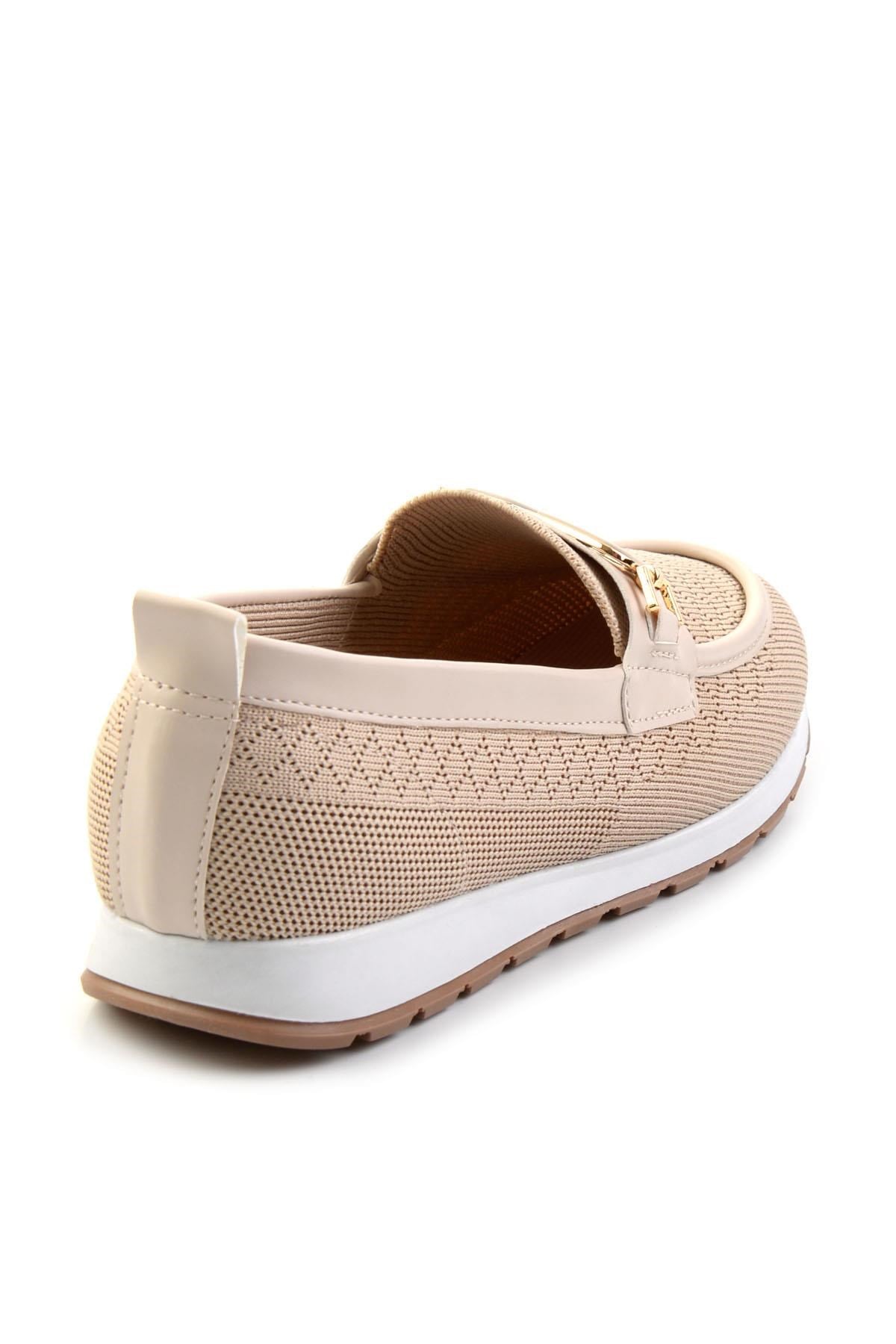 Bej  Kadın Loafer Ayakkabı K01311000482