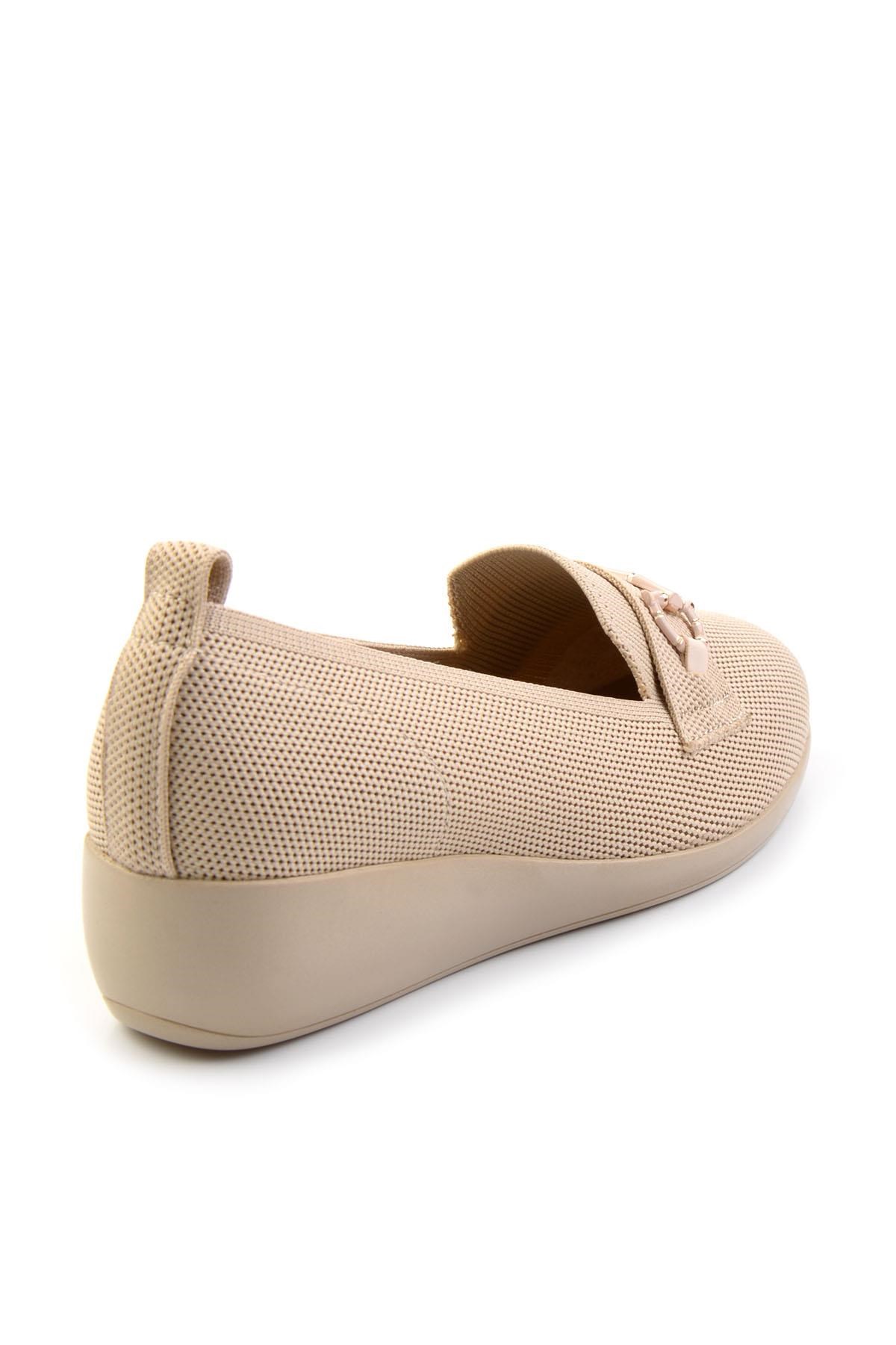 Bej  Kadın Loafer Ayakkabı K01327019782