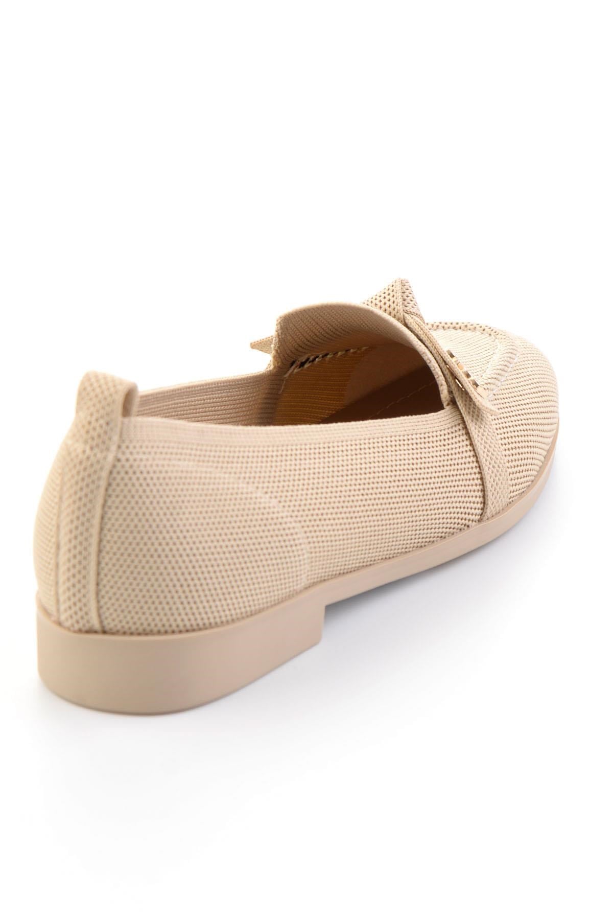 Bej  Kadın Loafer Ayakkabı K01327025182