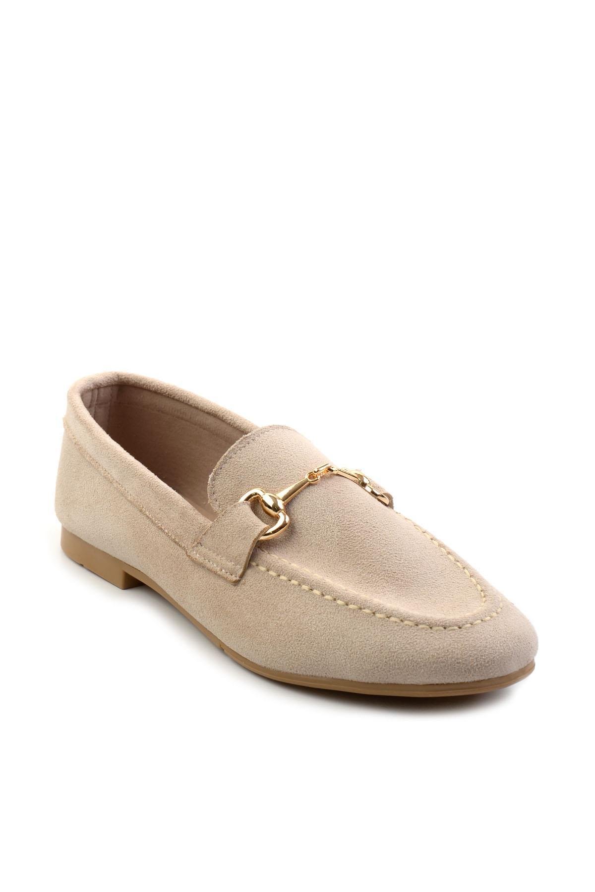 Bej  Kadın Loafer Ayakkabı K01503727202