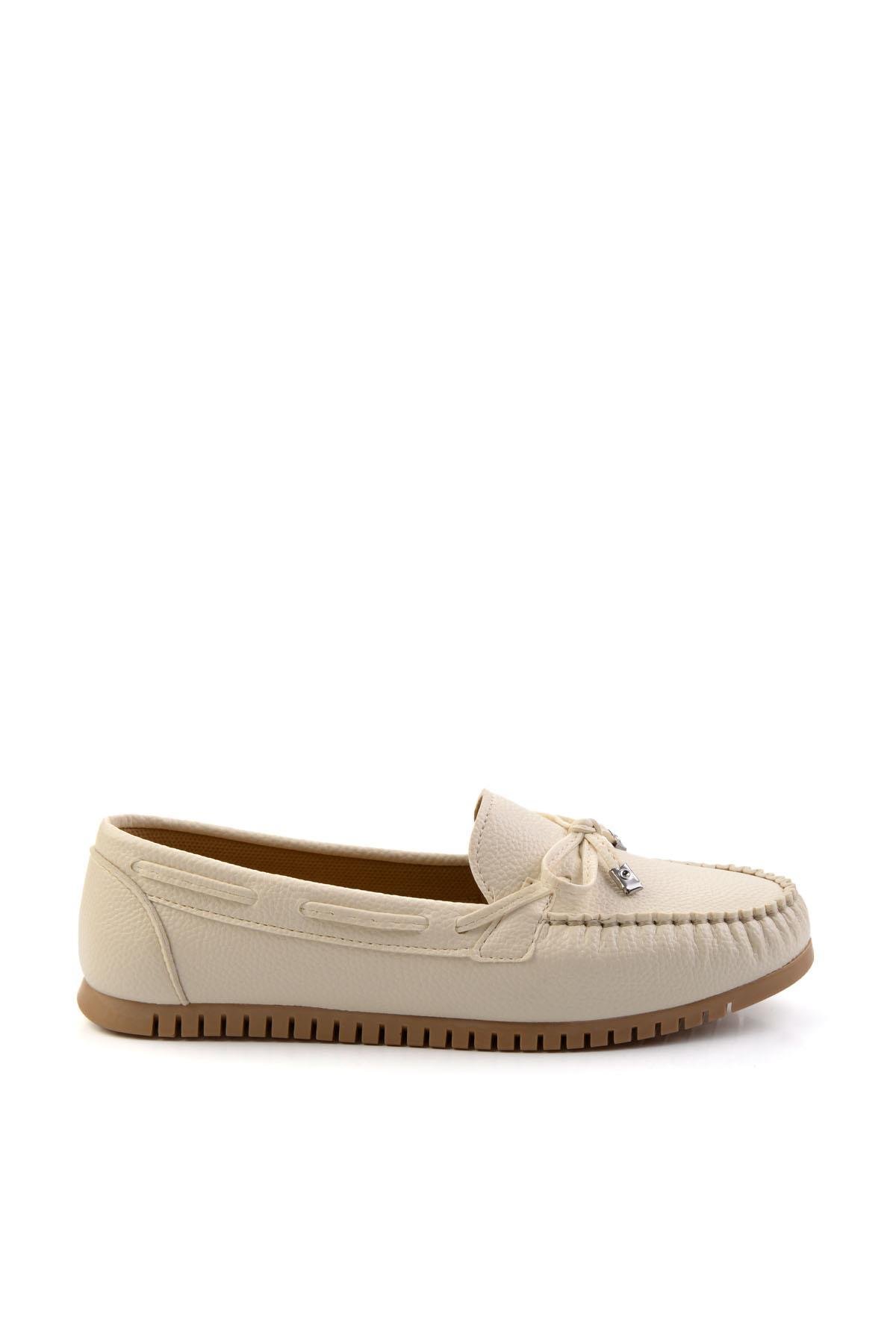 Bej  Kadın Loafer Ayakkabı K01542010809