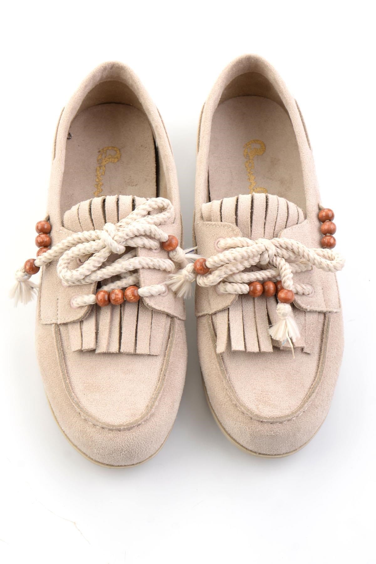 Bej  Kadın Loafer Ayakkabı K01566004872