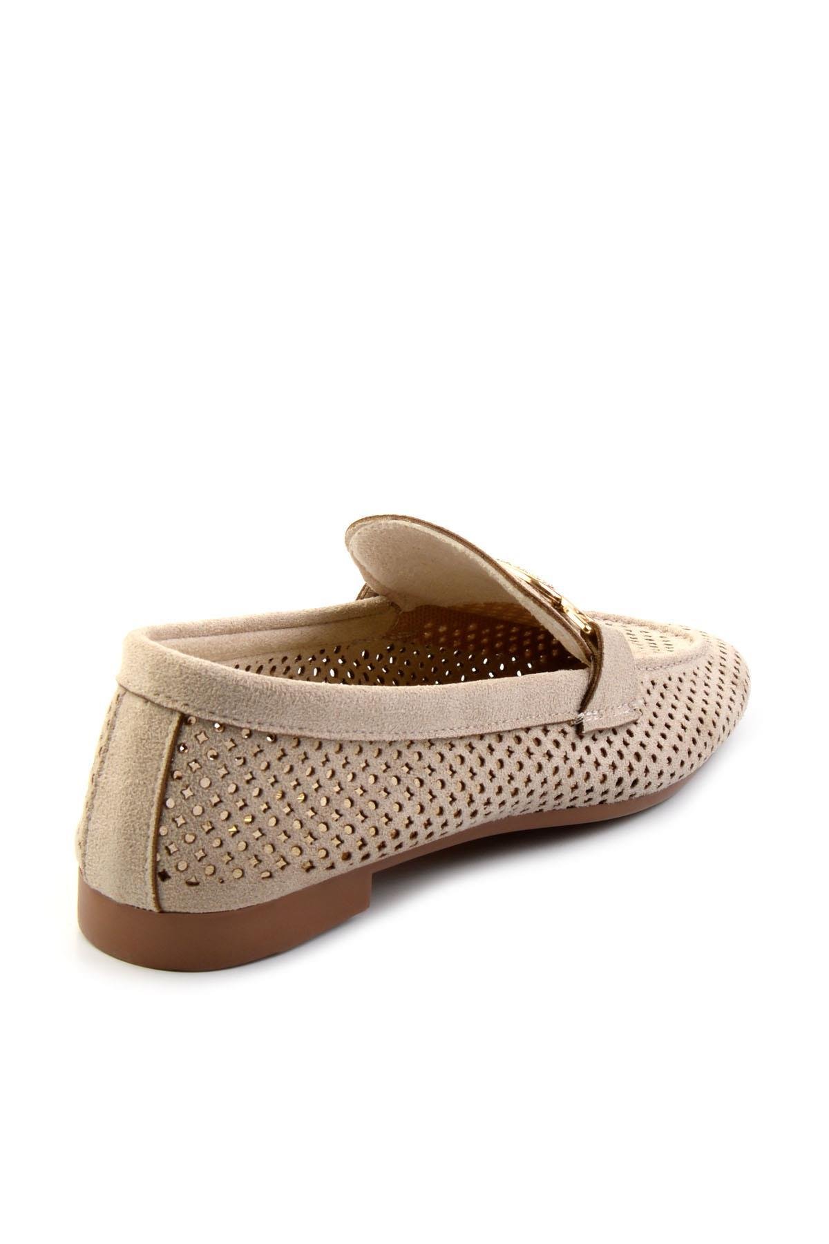 Bej  Kadın Loafer Ayakkabı K01688010902