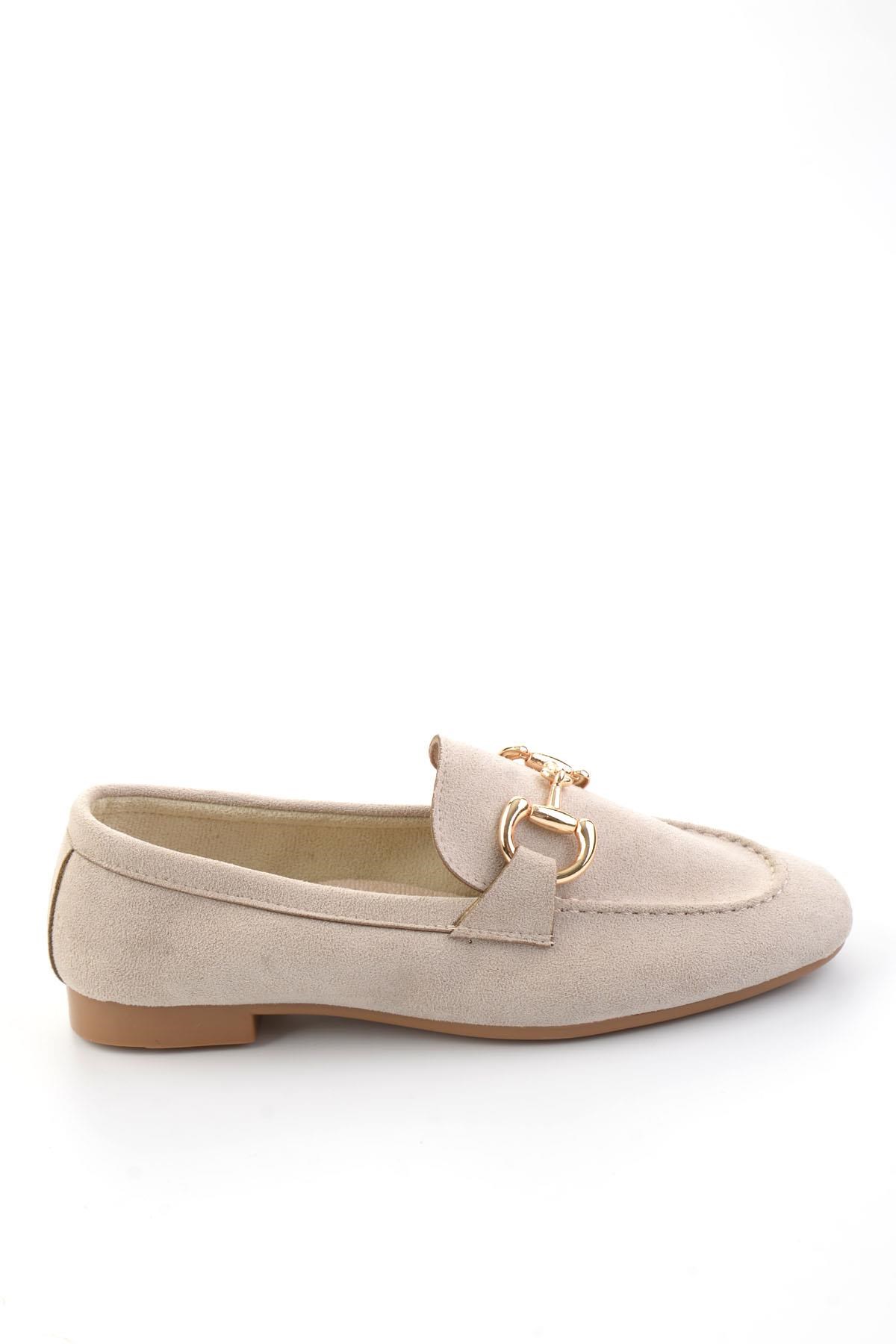 Bej  Kadın Loafer Ayakkabı K01688011002