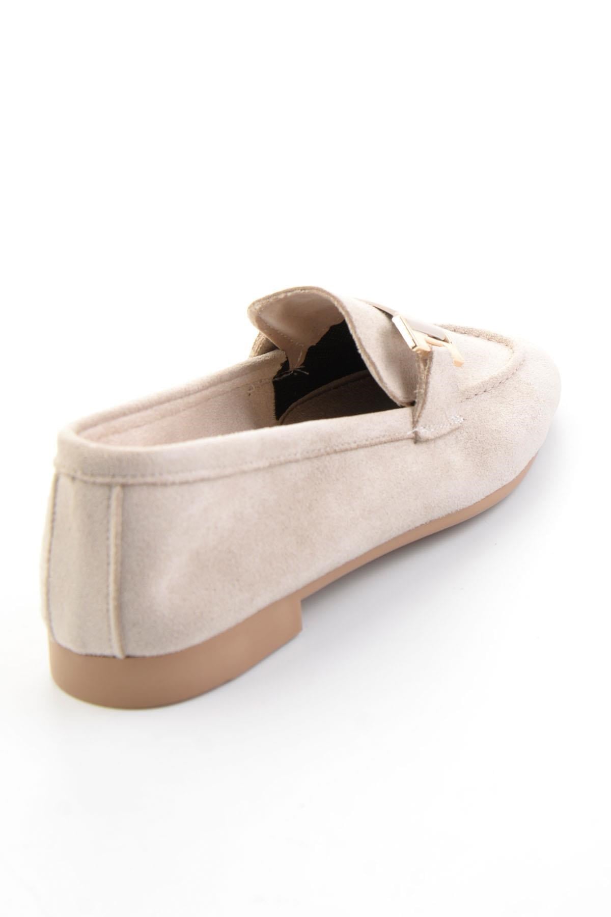 Bej  Kadın Loafer Ayakkabı K01688012272