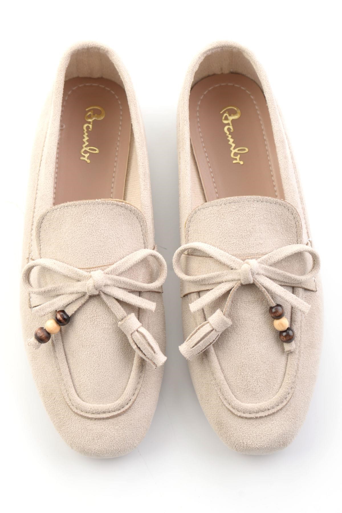 Bej  Kadın Loafer Ayakkabı K01688012672