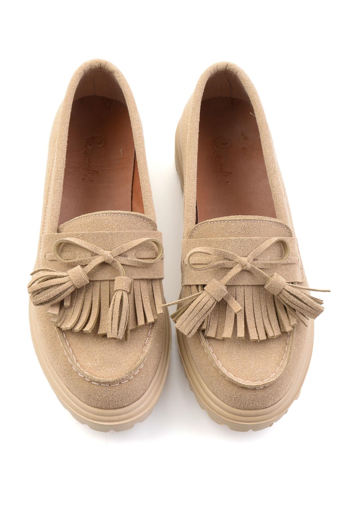 Bej  Kadın Loafer Ayakkabı K01936000172