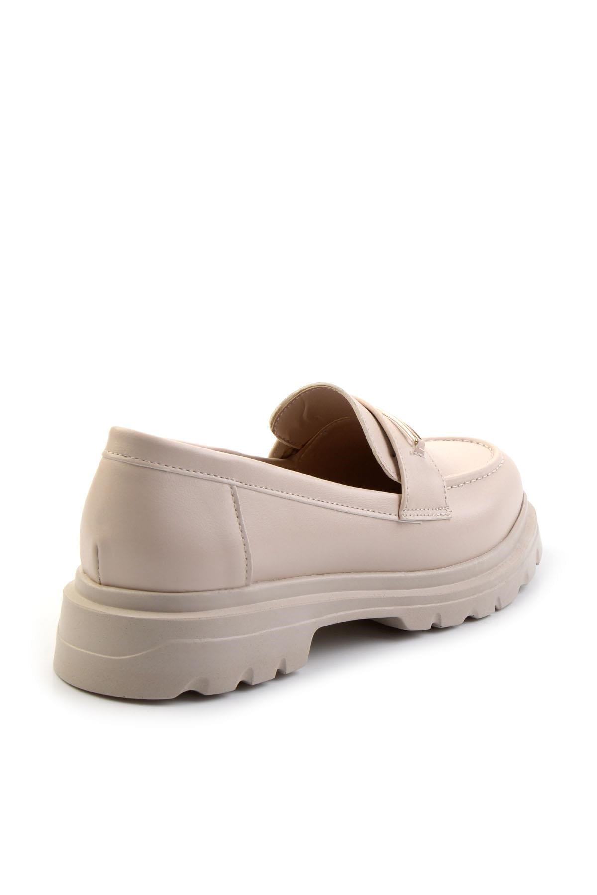 Bej  Kadın Loafer Ayakkabı K01997010709