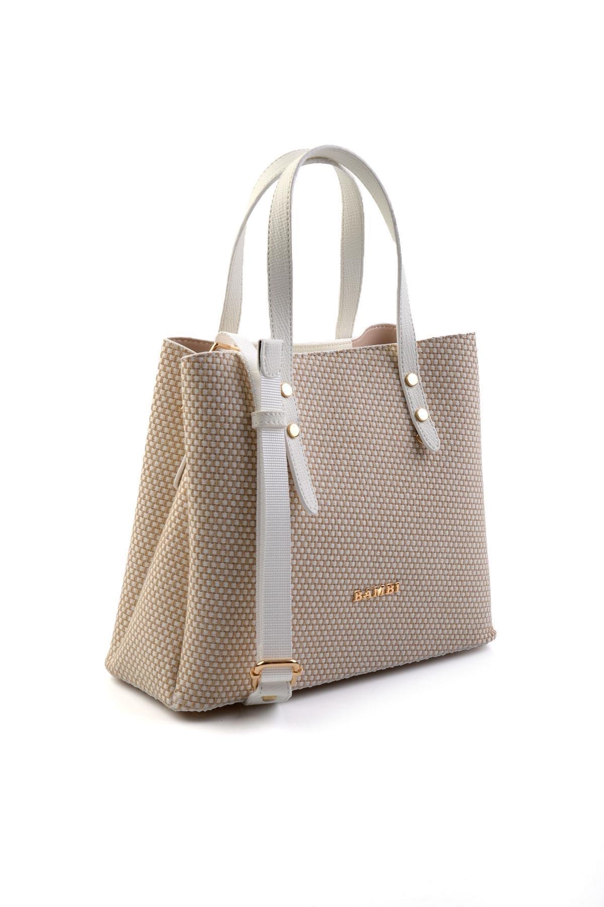 Bej  Kadın Omuz Çantası C06004220618