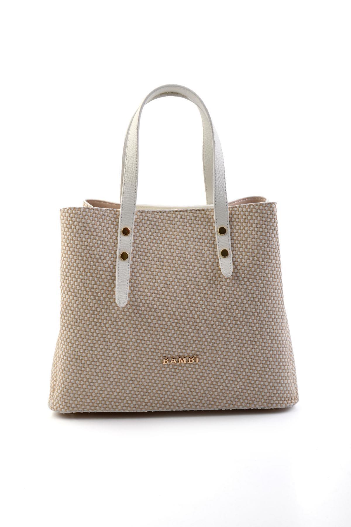 Bej  Kadın Omuz Çantası C06004220618